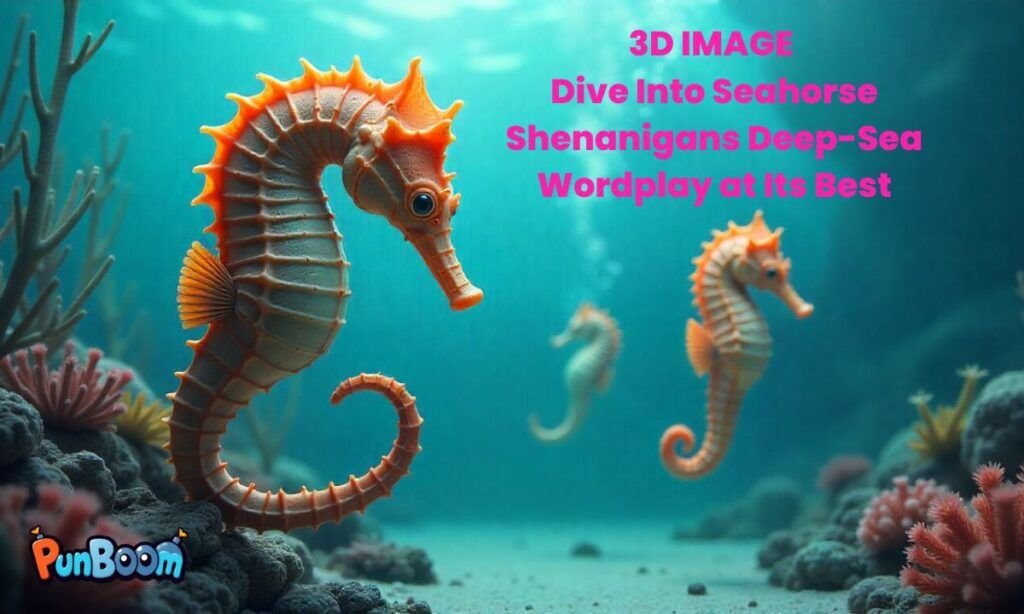 Seahorse shenanigans and deep-sea wordplay