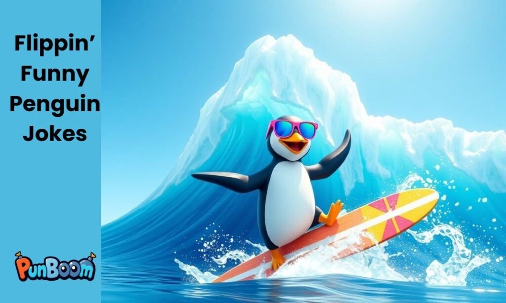 Flippin’ funny penguin jokes and penguin puns