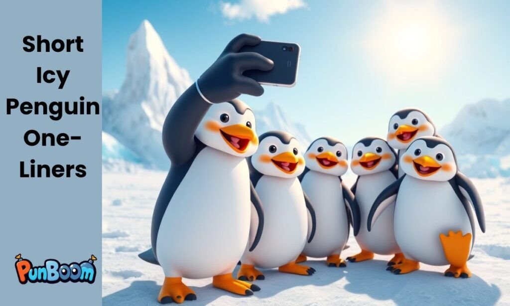Short icy penguin one-liners and penguin puns