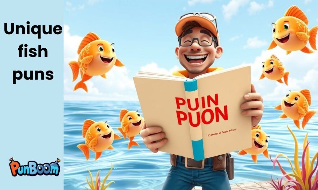 Unique fish puns and fishing puns