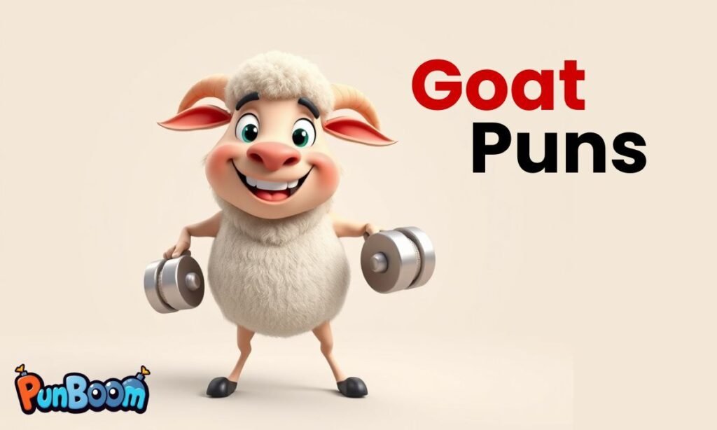 Goat puns, funny one-liners, cute jokes, birthday messages, and Instagram captions