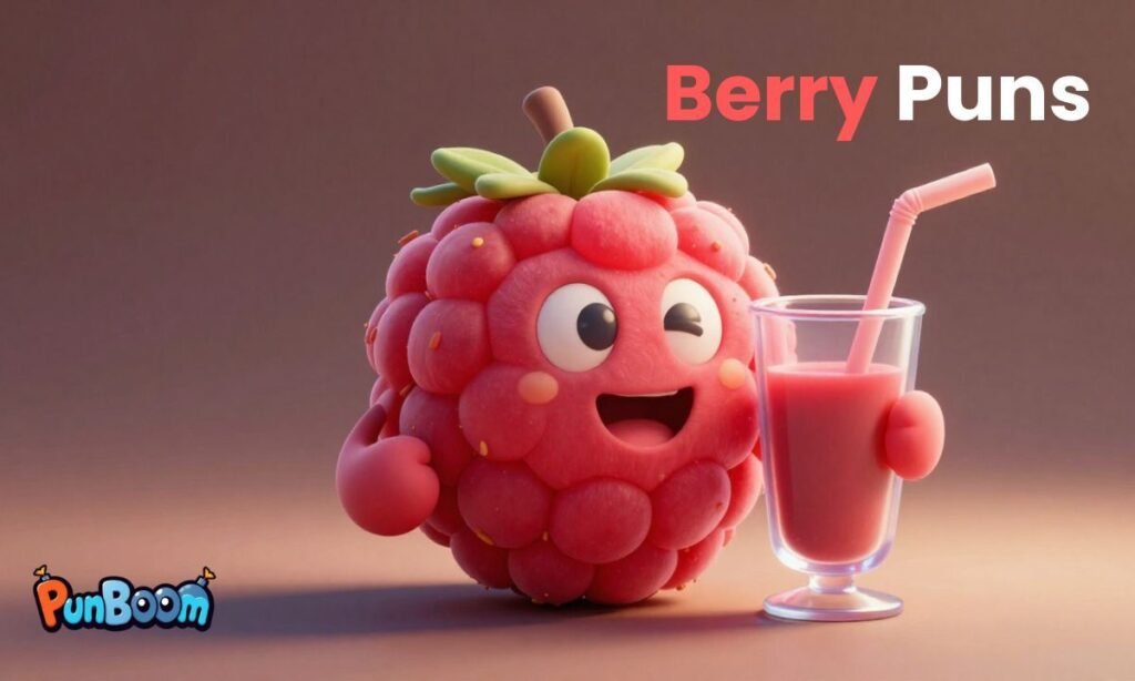 320 berry puns, funny jokes, cute captions, romantic lines, and short fruity wordplay