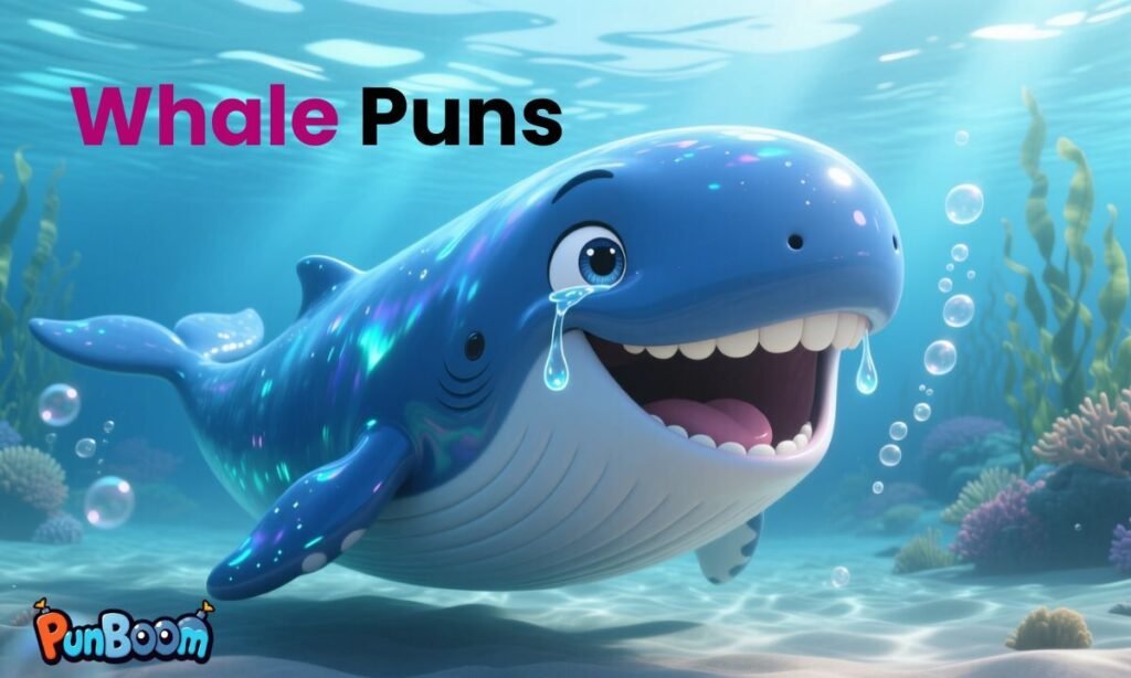 432 whale puns for love, birthdays, captions, and ocean-themed jokes