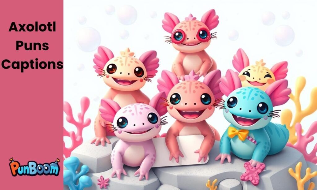 Axolotl Puns Captions