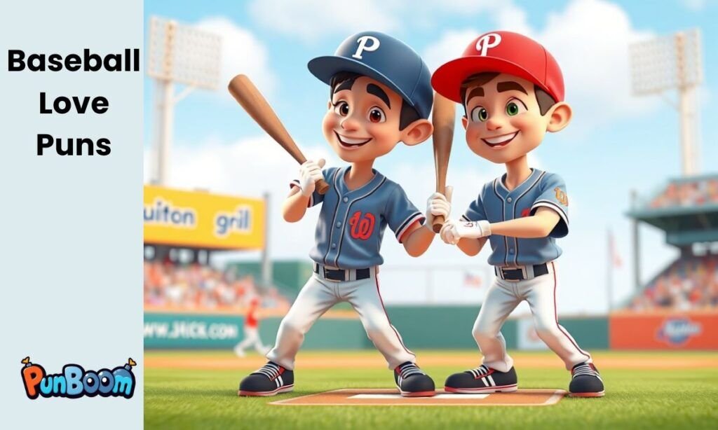 Baseball love puns and romantic baseball one-liners for couples