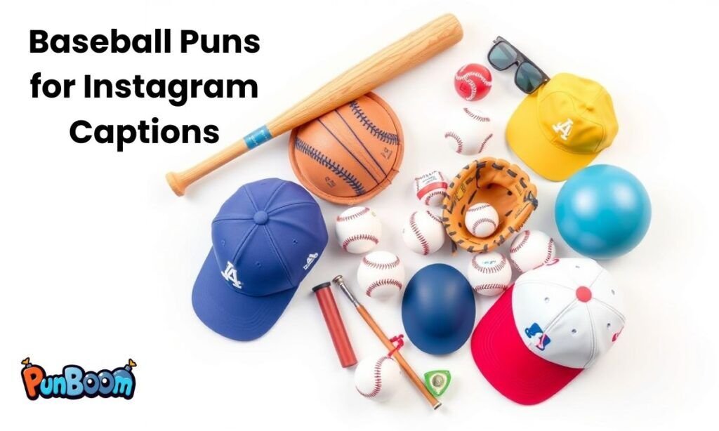 Baseball puns for Instagram captions and game-day social posts