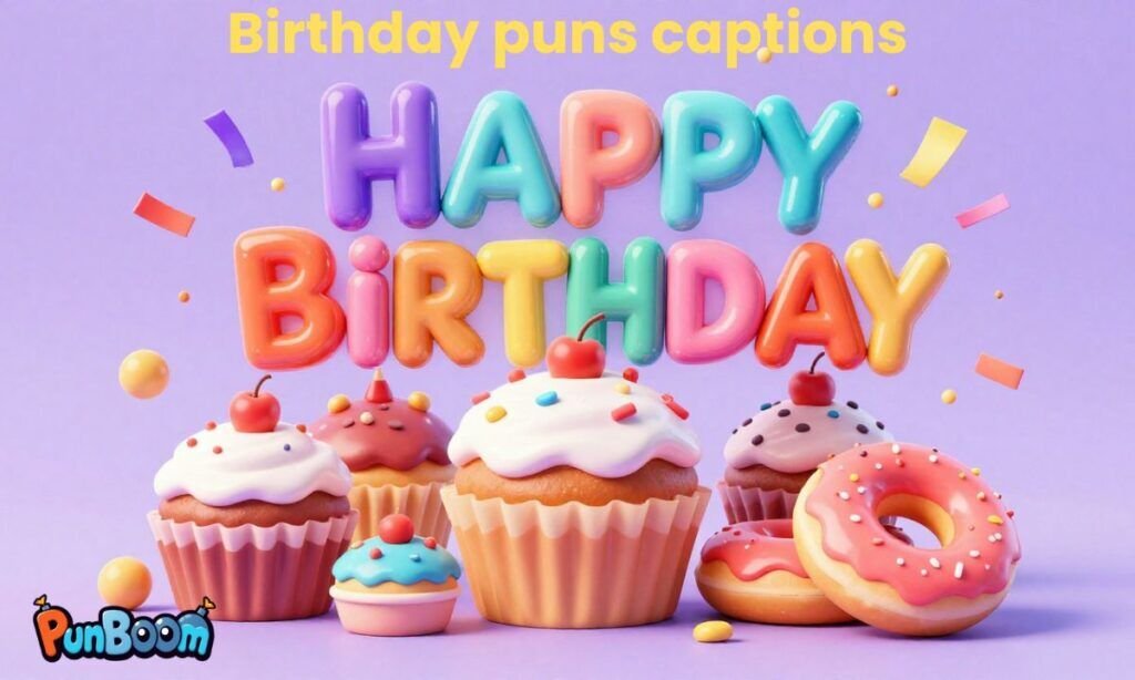 Birthday puns captions