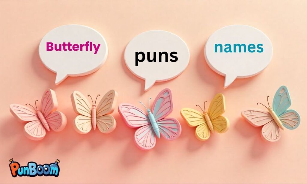 Butterfly pun names and funny creative name ideas