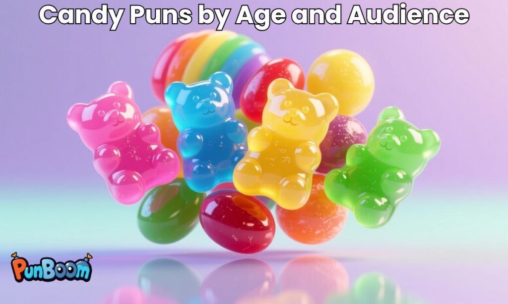 Candy puns for different ages and audiences