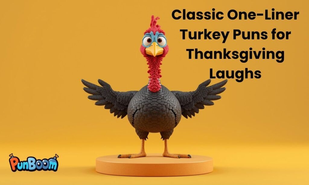 Classic One-Liner Turkey Puns for Thanksgiving Laughs