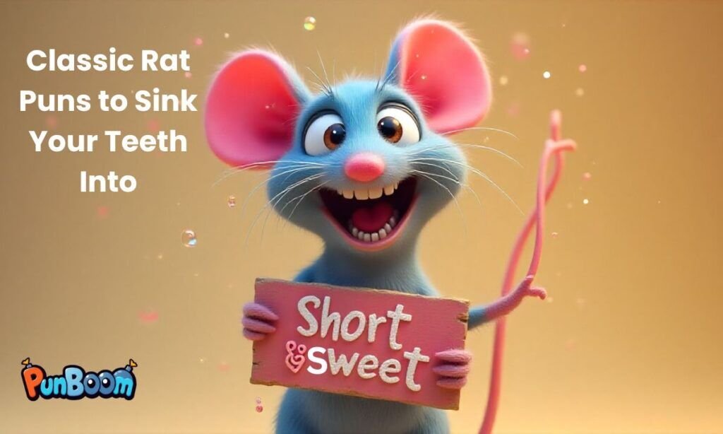 Classic rat puns, timeless rat wordplay, and cheesy one-liners
