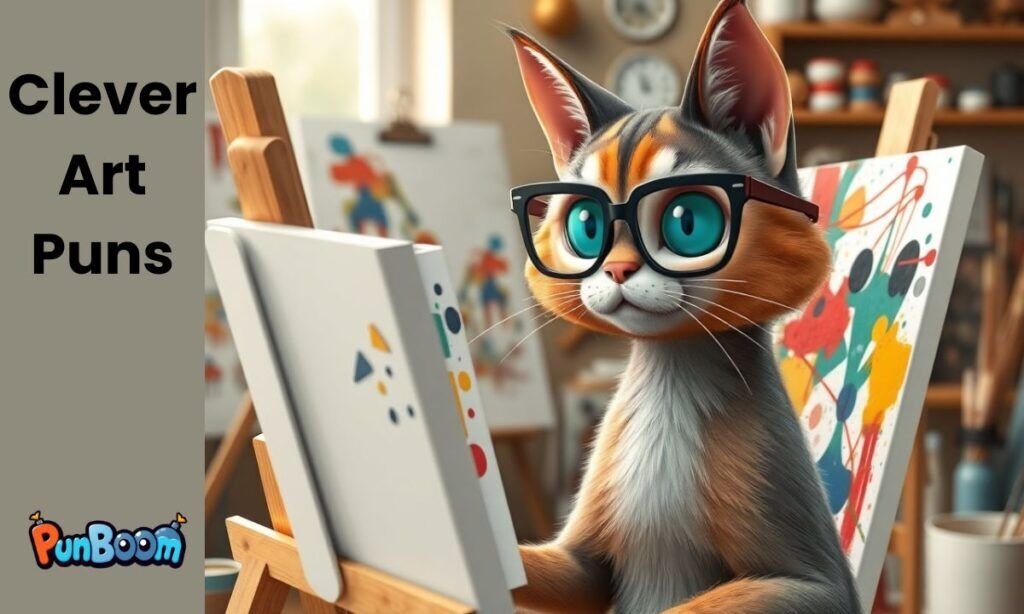 Clever art puns and smart painting wordplay