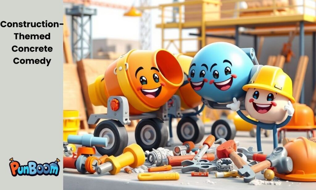 Concrete puns, concrete jokes, construction wordplay, and funny one-liners