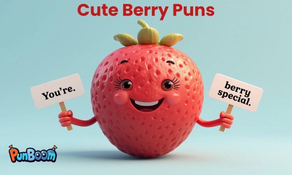 Cute berry puns, adorable berry jokes, and sweet captions
