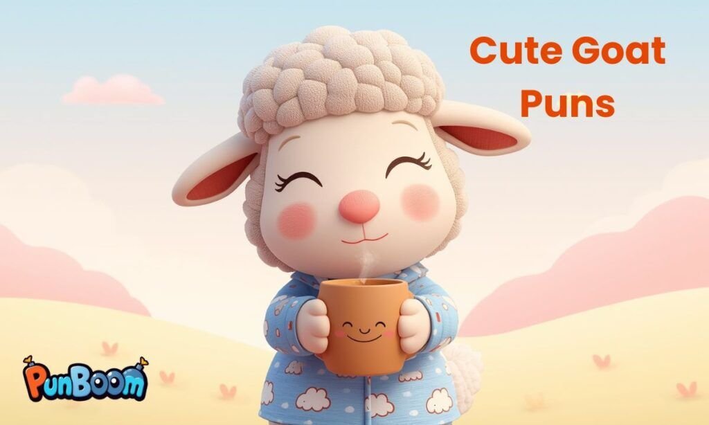 Cute goat puns and adorable goat sayings