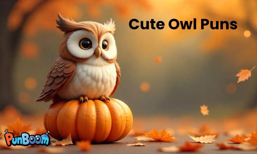 Cute owl puns and adorable owl wordplay