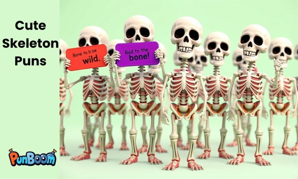 Cute skeleton puns and adorable bone jokes
