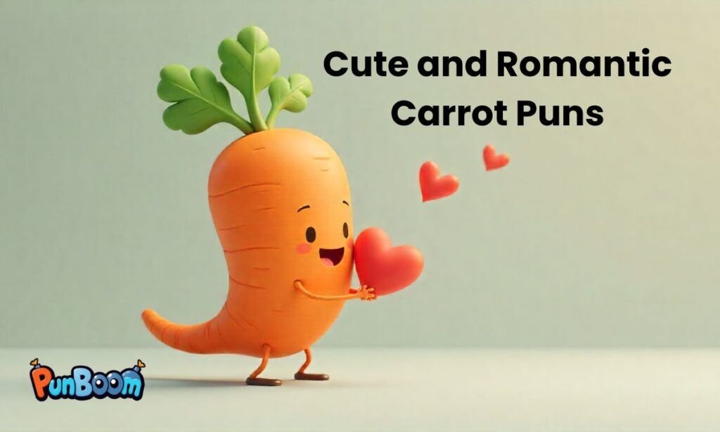 Cute romantic carrot puns and love jokes