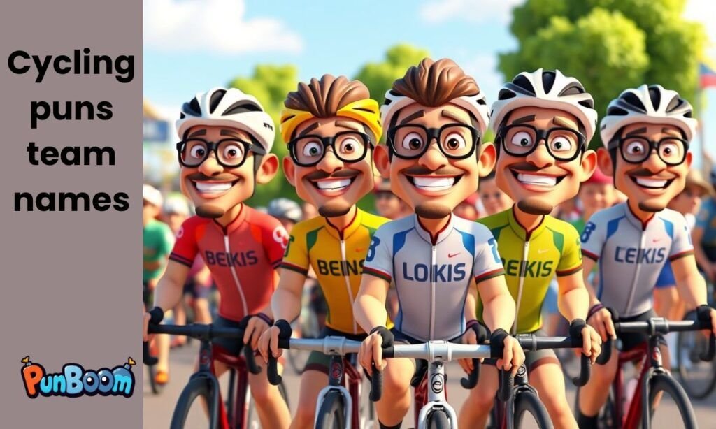 Cycling puns team names