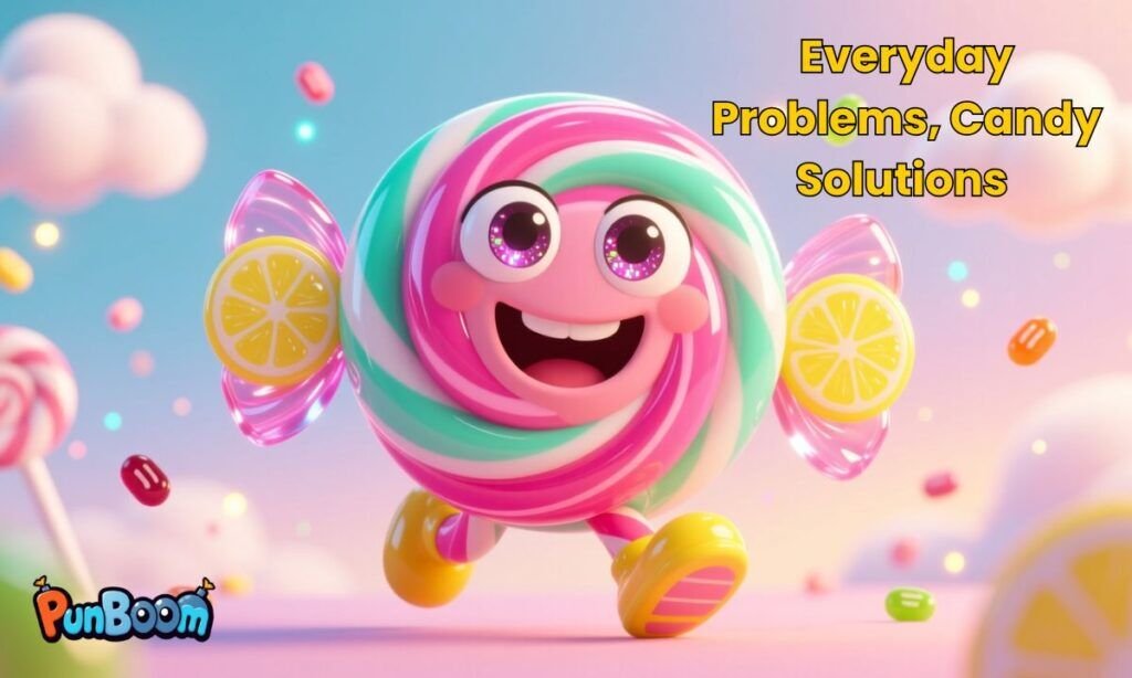 Funny candy puns for everyday problems