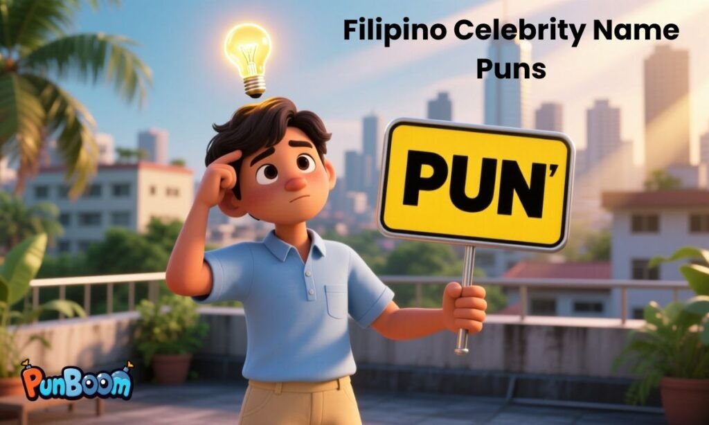 Filipino celebrity name puns and pop culture wordplay