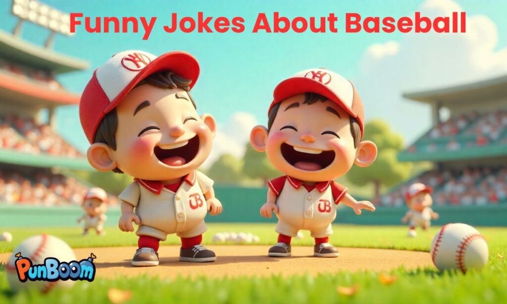 Funny baseball jokes and clean baseball humor for kids and adults
