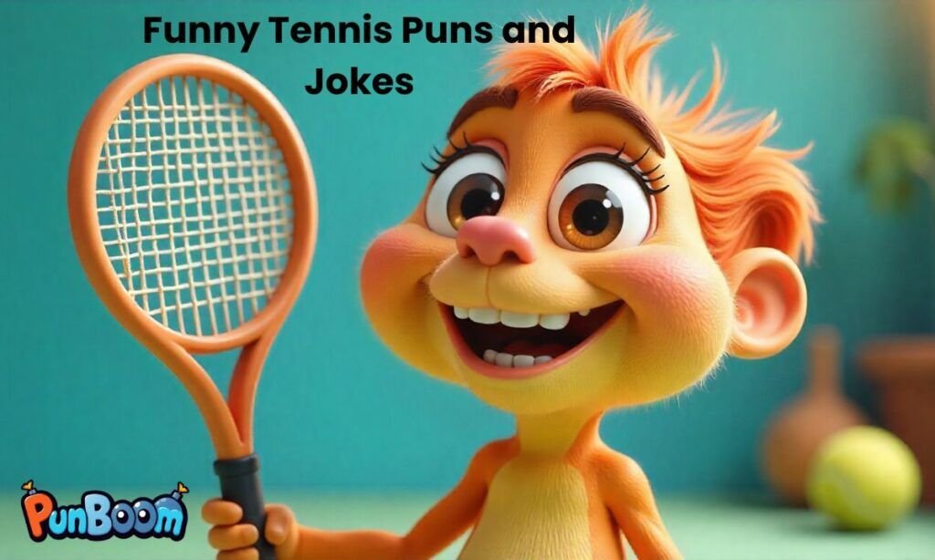 Funny tennis puns, tennis jokes, and clever court wordplay
