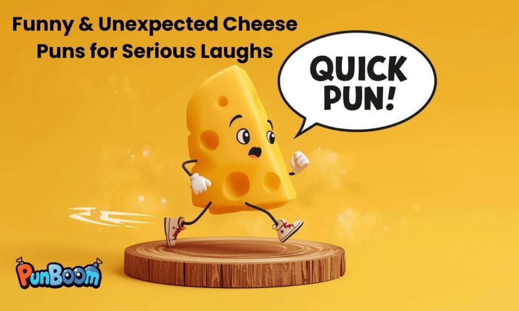 Funny cheese puns and unexpected cheese jokes