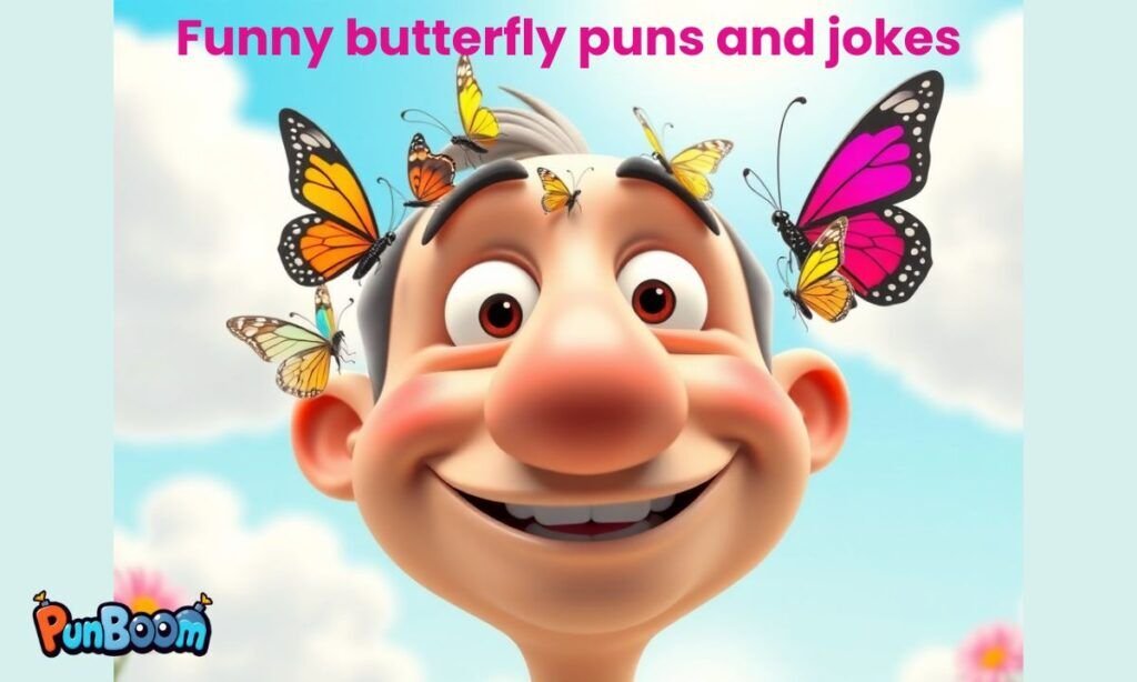 Funny butterfly puns and jokes for kids and captions