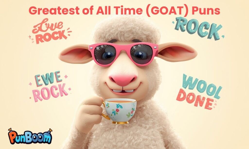 Greatest of All Time GOAT puns and wordplay