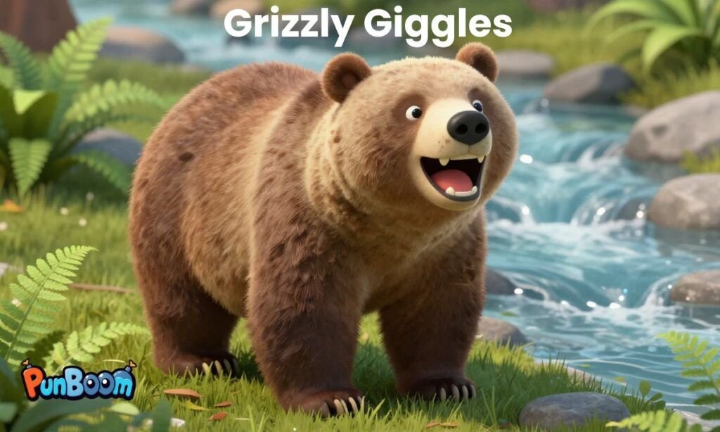Grizzly bear jokes, funny bear humor, and kid-friendly bear puns
