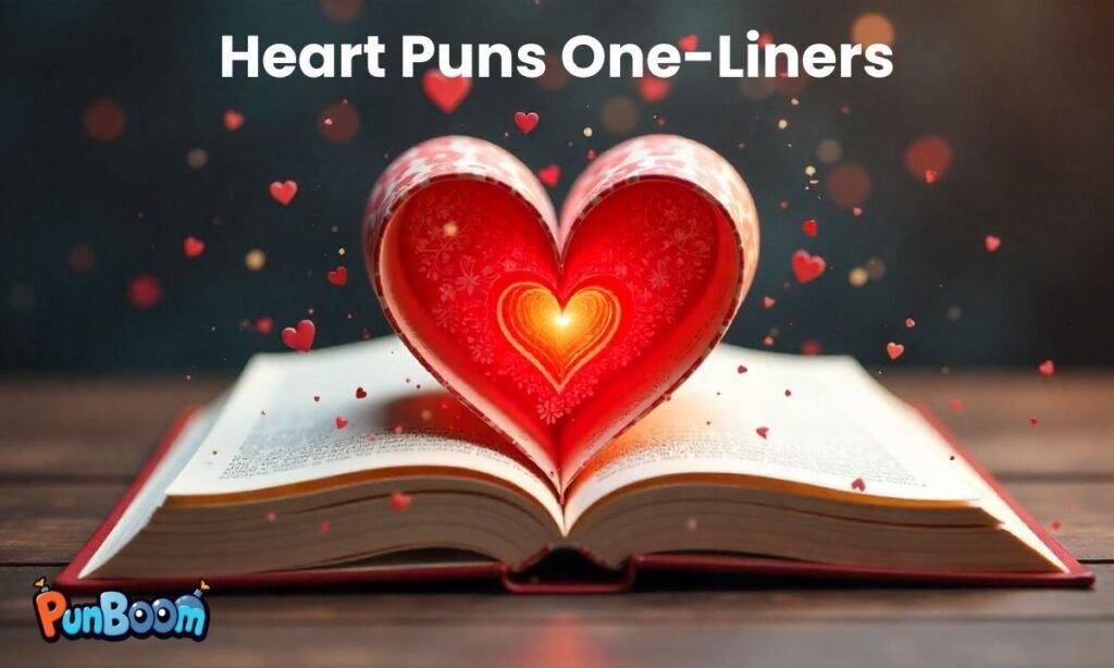 Heart puns one-liners for quick laughs and social posts