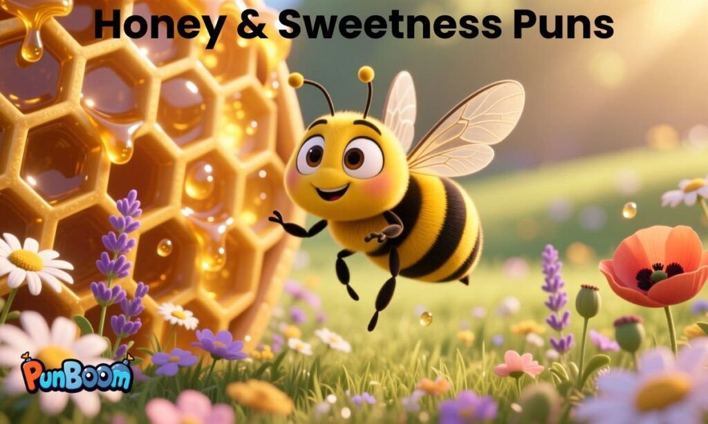 Honey and sweetness puns for cute messages