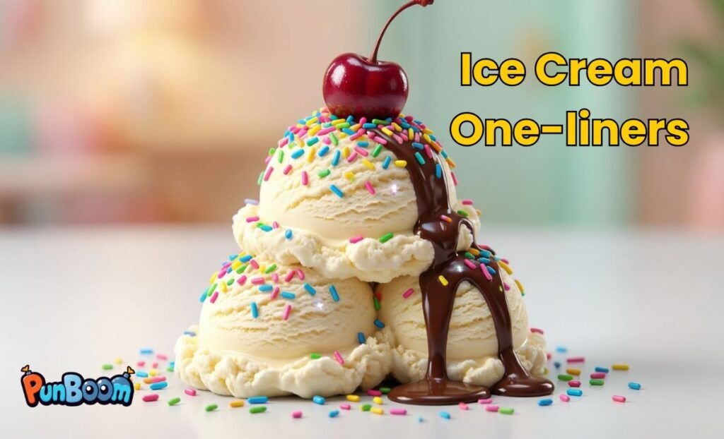 Short ice cream one-liners for quick laughs
