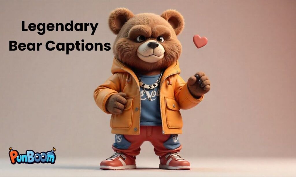 Legendary bear captions, social media lines, and famous bear wordplay