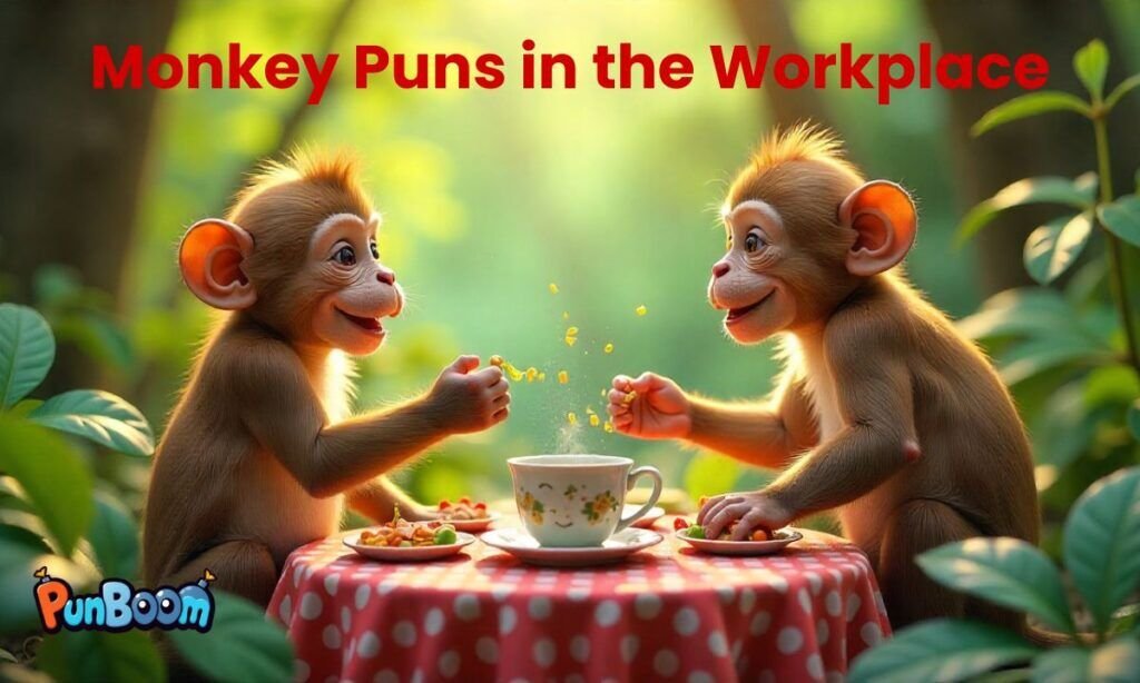 Funny monkey puns for workplace humor