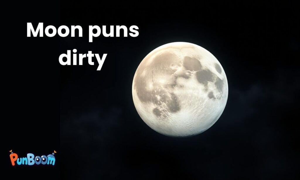 Dirty moon puns and cheeky adult lunar wordplay