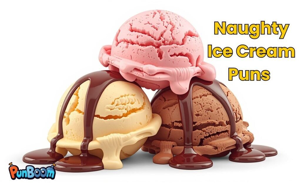 Cheeky ice cream puns and flirty jokes