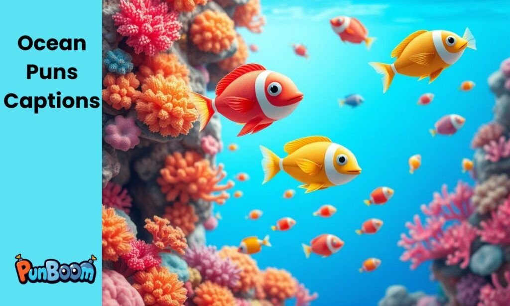 Ocean puns captions, Instagram lines, and photo-ready sea wordplay