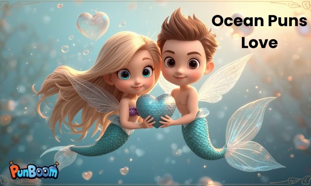 Ocean love puns, romantic sea lines, and cute messages for your sea-mate