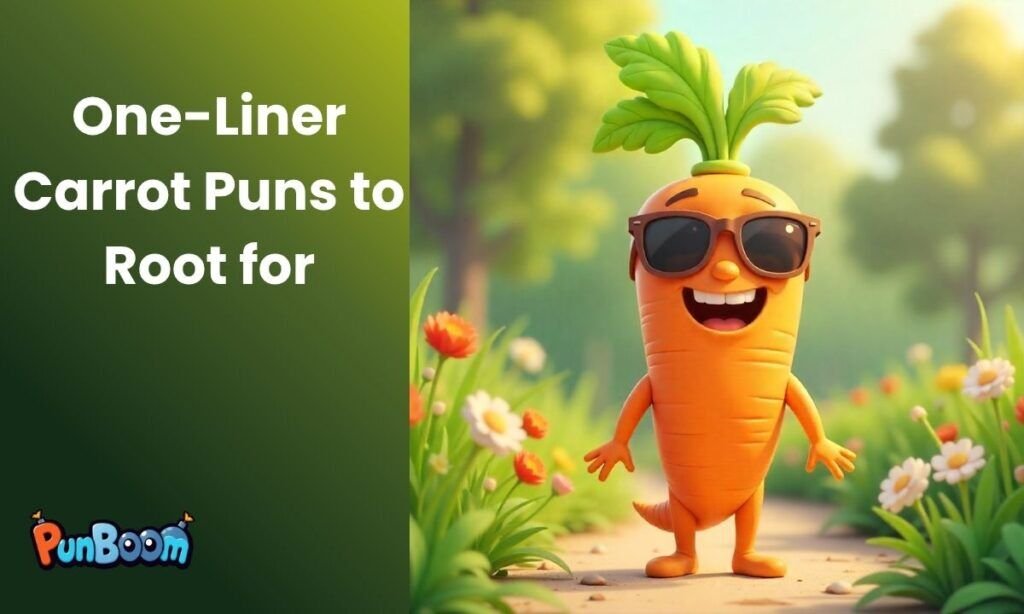 Short one-liner carrot puns for quick laughs