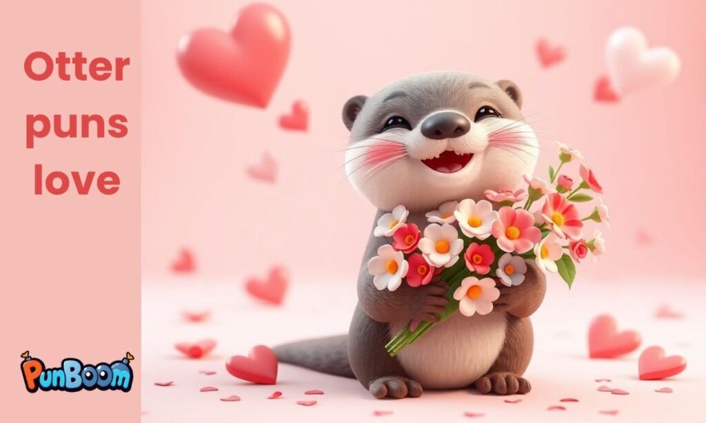Otter puns for love, romantic otter lines, and sweet messages