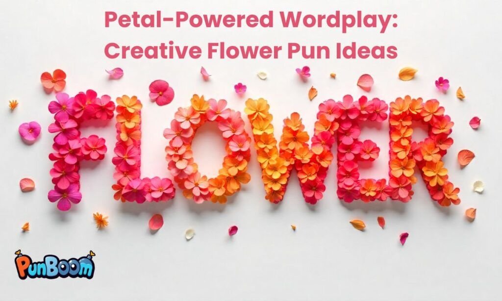 Creative flower puns and petal-powered wordplay ideas