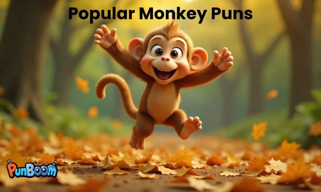 Popular monkey puns and funny one-liners