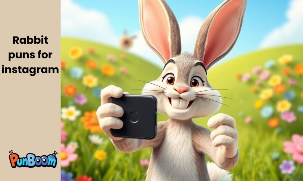 Rabbit puns for Instagram captions