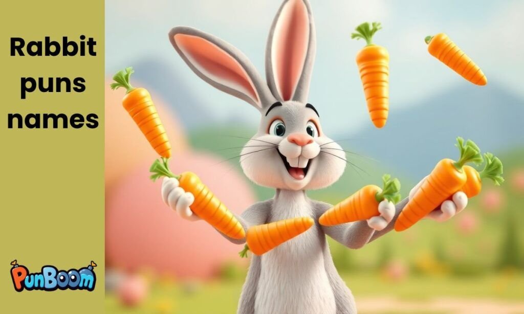 Funny rabbit pun names and bunny name ideas