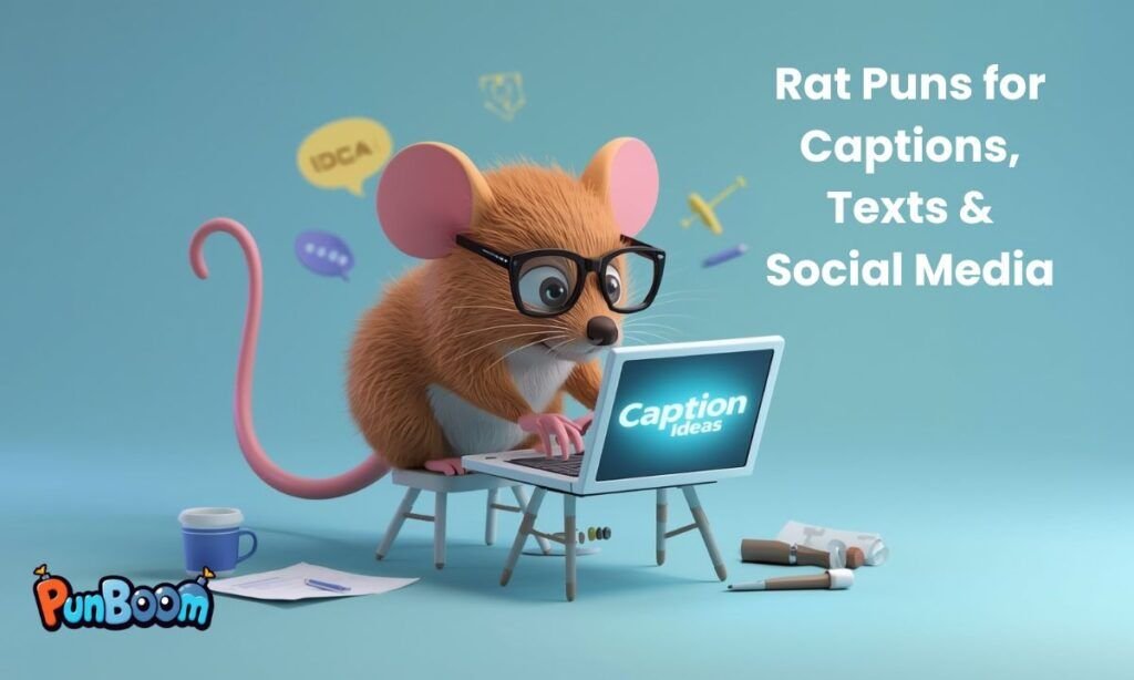 Rat puns for captions, texts, social media, and easy-to-share rat jokes