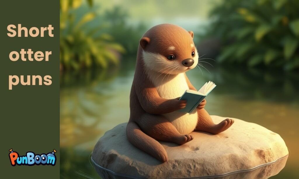 Short otter puns, tiny otter jokes, and quick captions