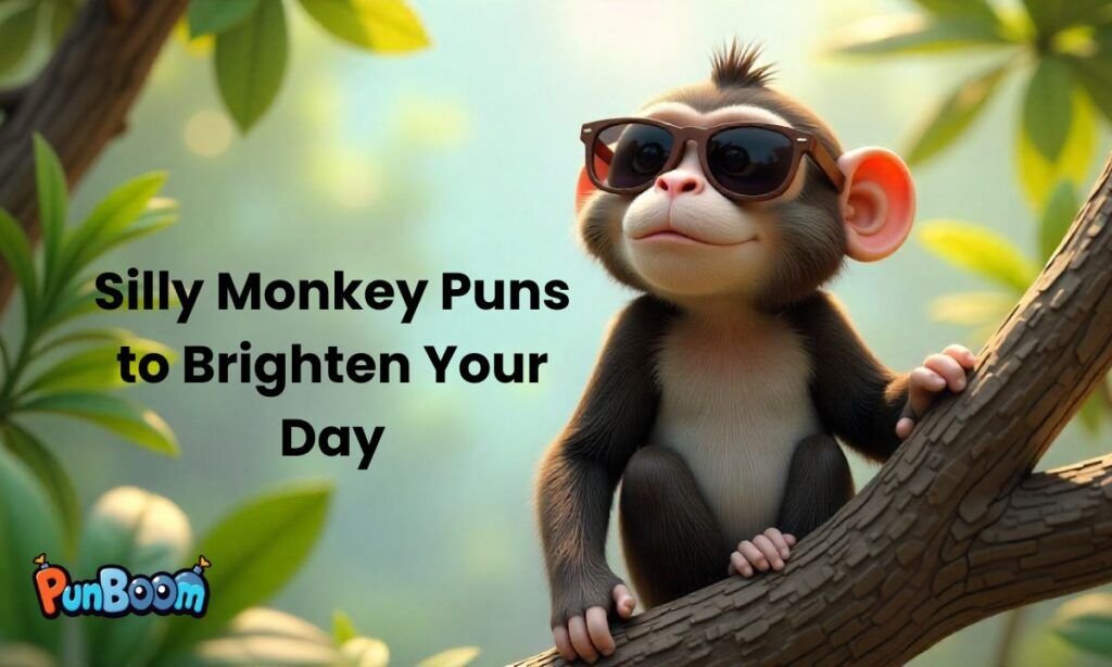 Silly monkey puns for brightening the day