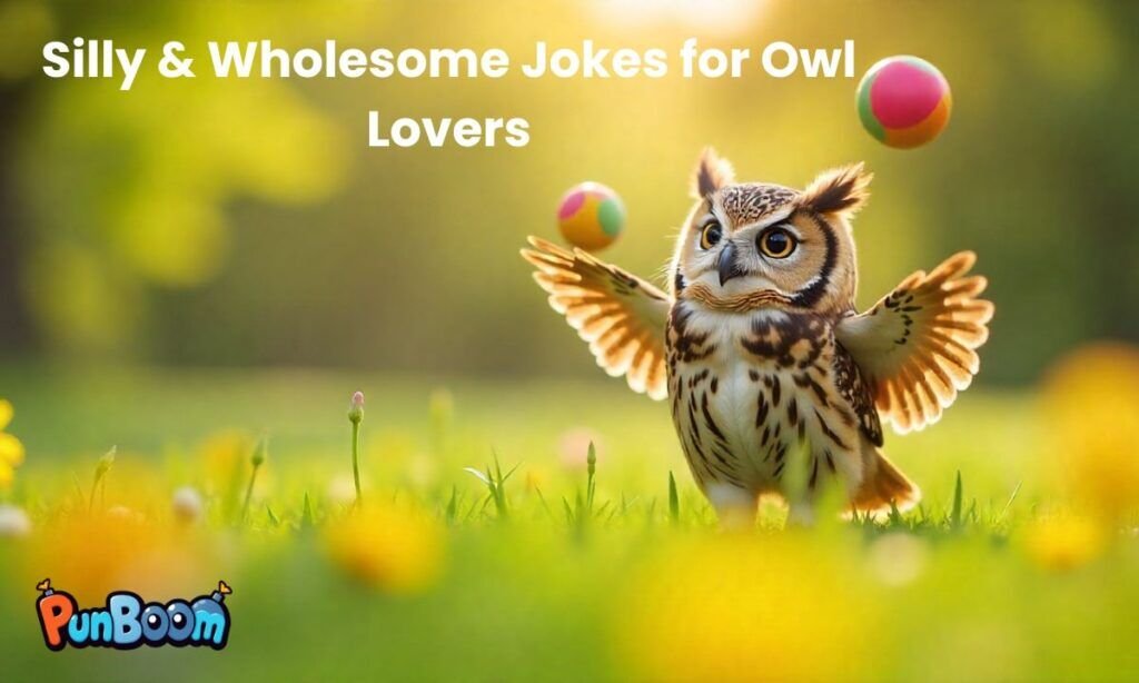Silly and wholesome owl jokes for kids and families